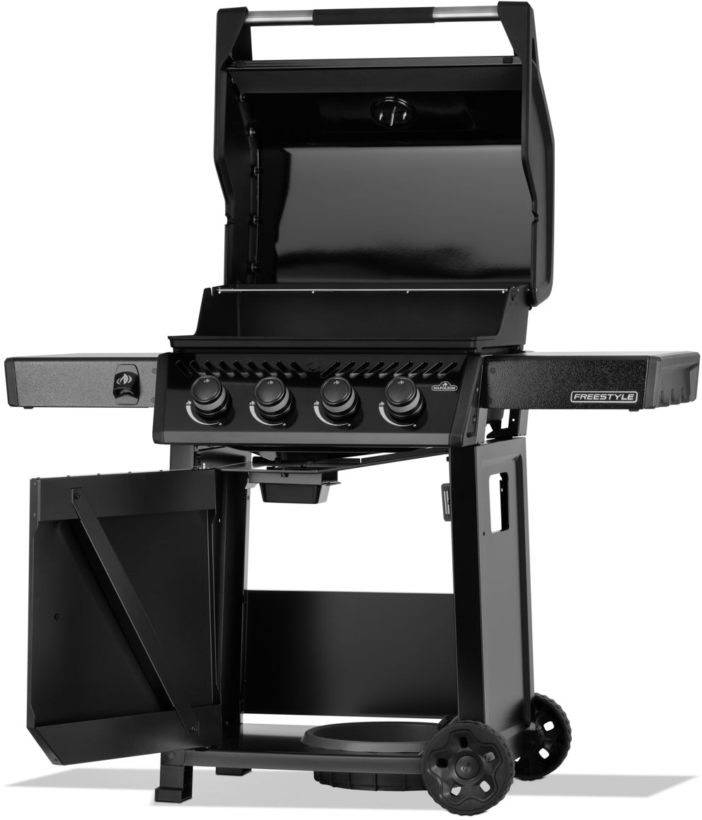 Gassgrill Freestyle 425 svart 4 brennere utskiftbar fettskuff