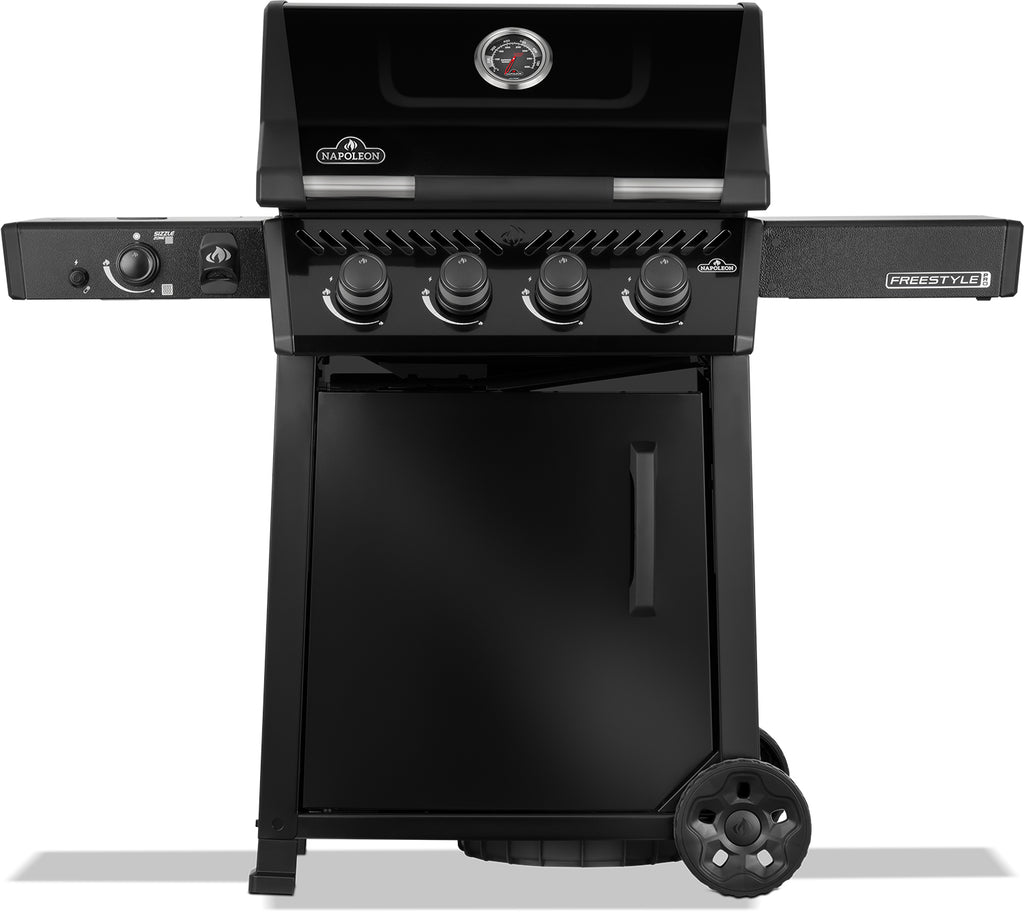 Gassgrill Freestyle PRO 425 med Sizzle Zone svart 2026 - Napoleon forfra