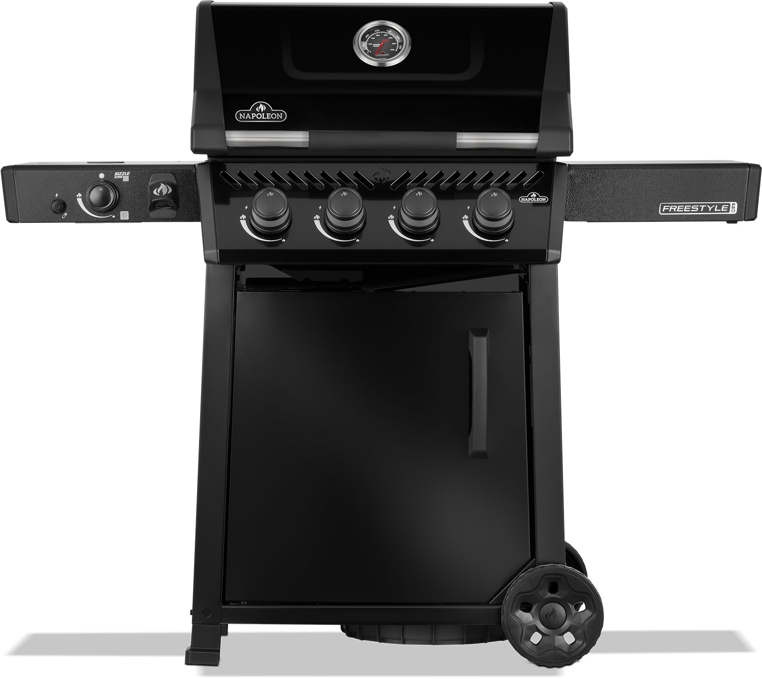 Gassgrill Freestyle PRO 425 med Sizzle Zone svart 2026 - Napoleon forfra