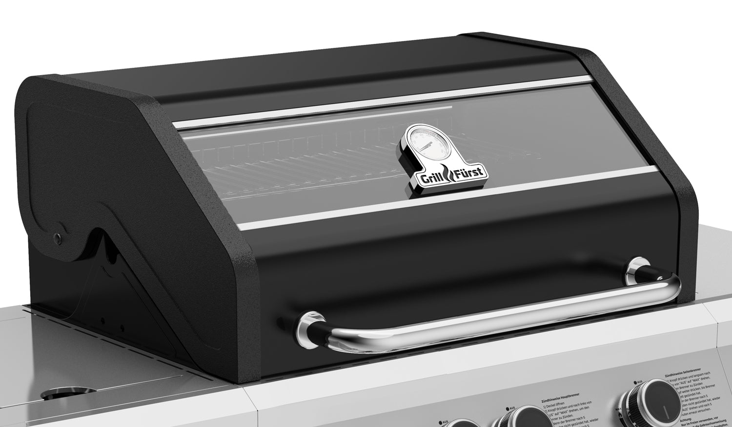 Nærbilde av smart grillstyring via app på Gassgrill G310E Grill Control