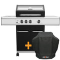 Gassgrill G310G 3 brennere støpejernsrist forfra