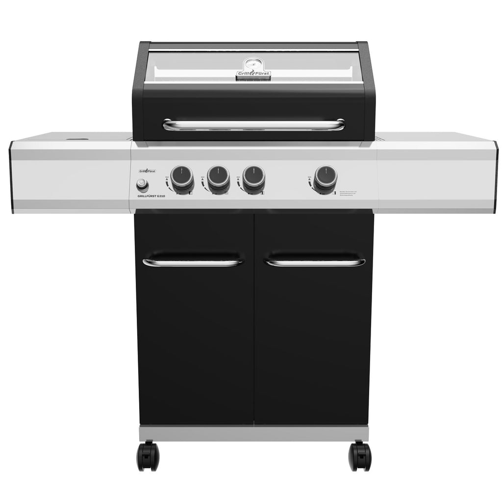 Gassgrill G310G 3 brennere støpejernsrist bakside