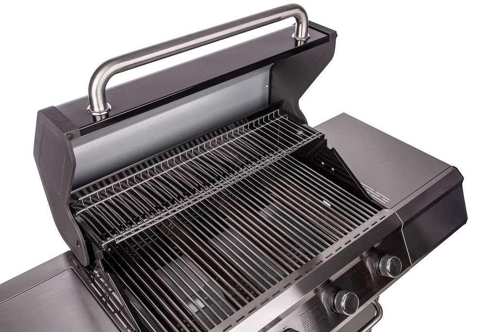 Fettoppfangingsskuff på Gassgrill G410E Grill Control 4 brennere rustfritt stål