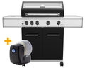 Gassgrill G410E Grill Control 4 brennere rustfritt stål forfra