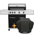 Gassgrill G410G 4 brennere støpejernsrist forfra