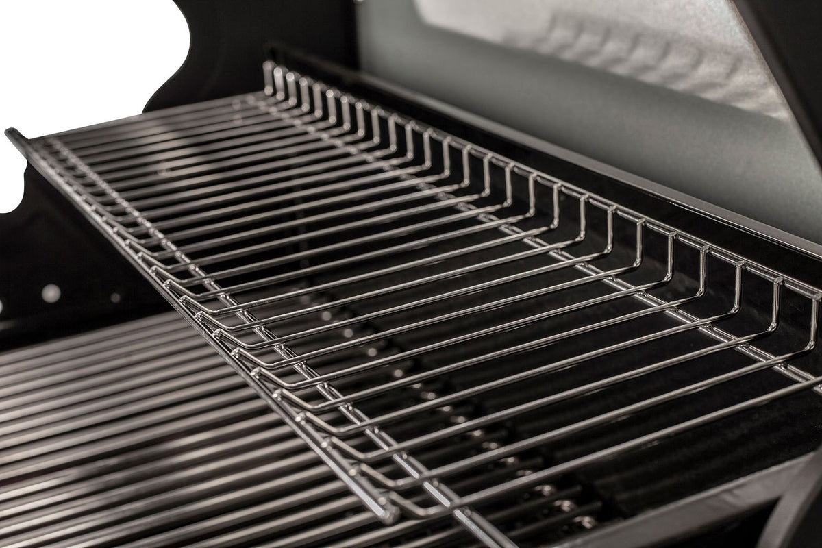 Gassgrill G521G 5 brennere rustfritt stål bakbrenner Grillfürst fettoppsamling