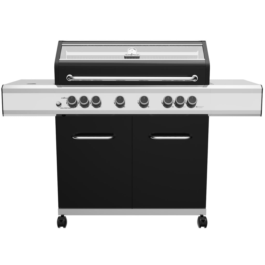 Gassgrill G620E oversikt bakside med bakbrenner