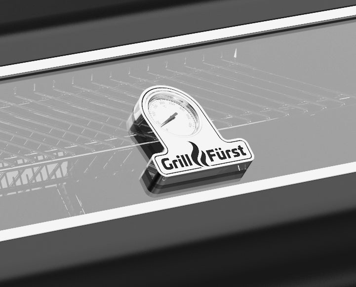 Nærbilde av grillrist i rustfritt stål på Gassgrill G620E