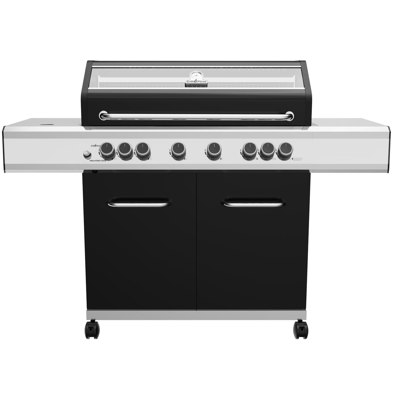 Gassgrill G620G bakside med fettoppsamler