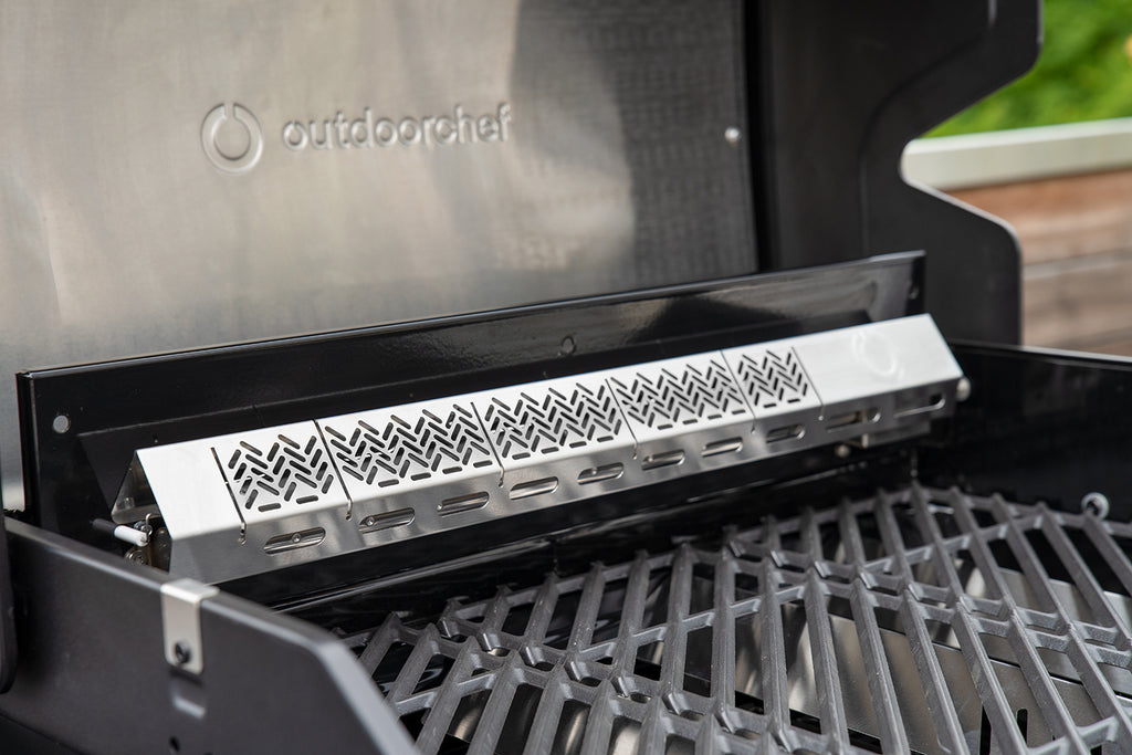 Sidebrennere på Gassgrill HEAT C-435 RB 4 brennere Blazing Zone