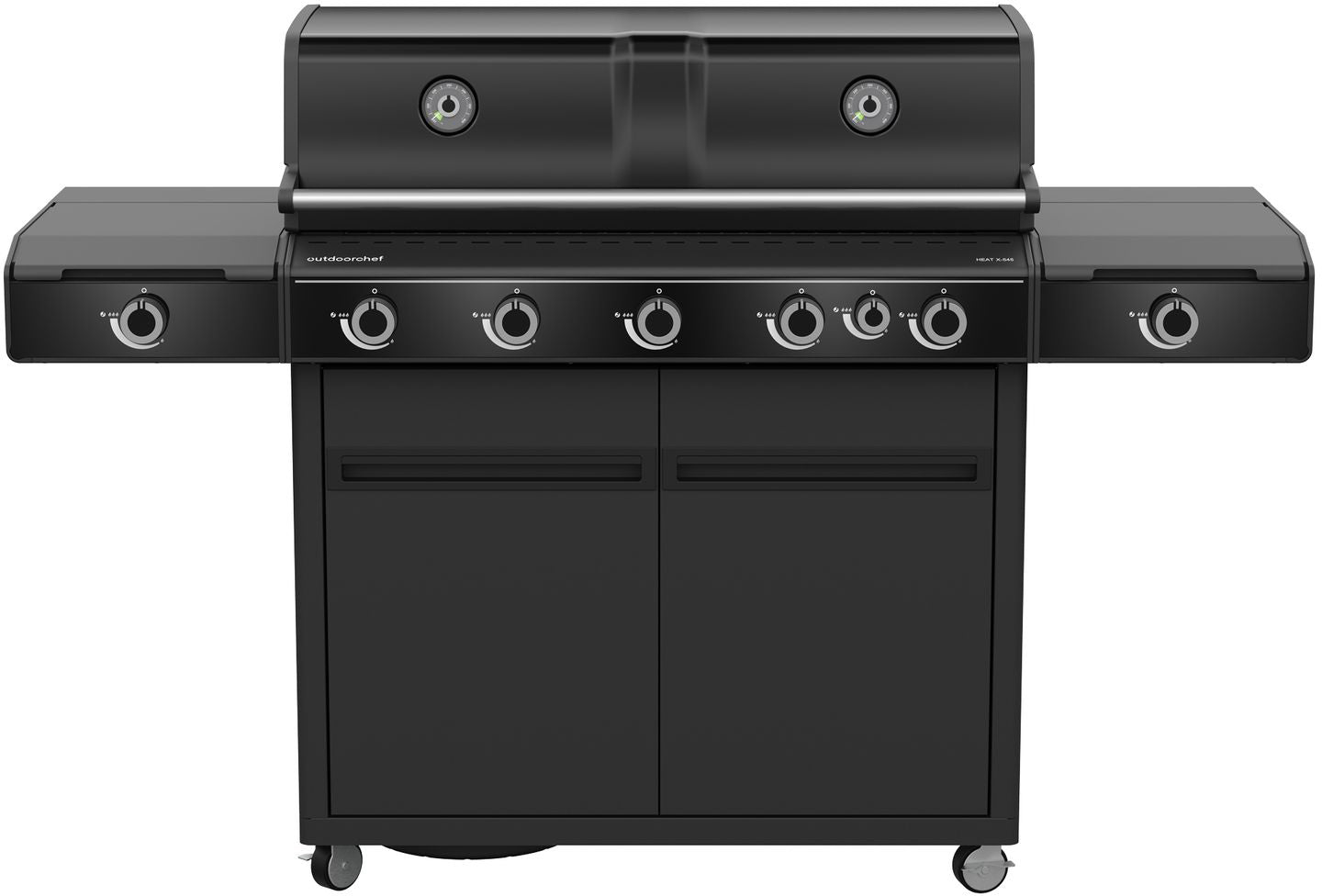 Gassgrill HEAT X-545 RB 5 brennere med bakbrenner forfra