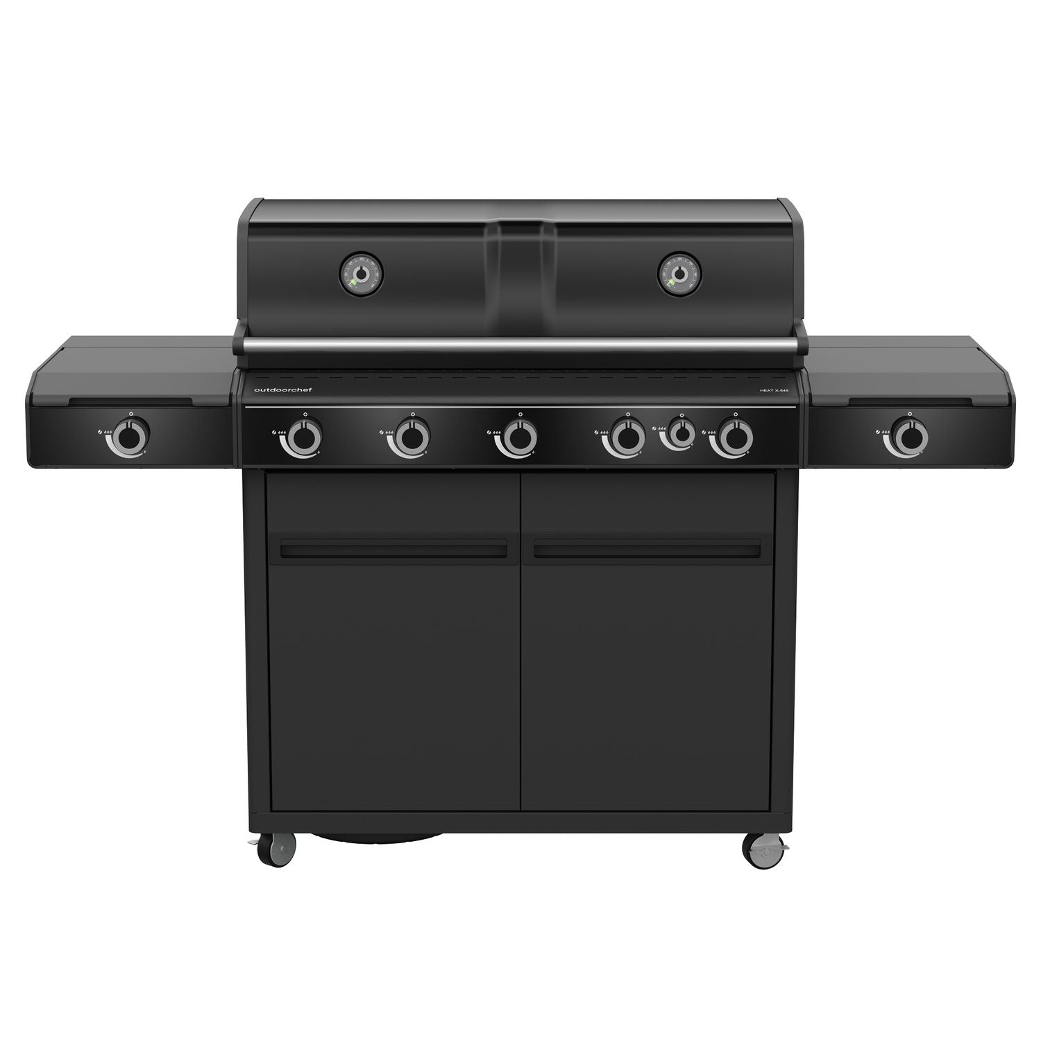 Gassgrill HEAT X-545 RB med rustfritt stål rist-sett - Outdoorchef