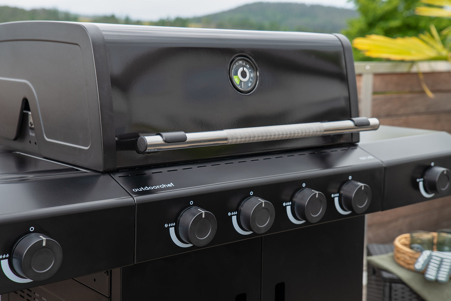 Detalj av grillrist i gusseisen på Gassgrill HEAT C-435 RB