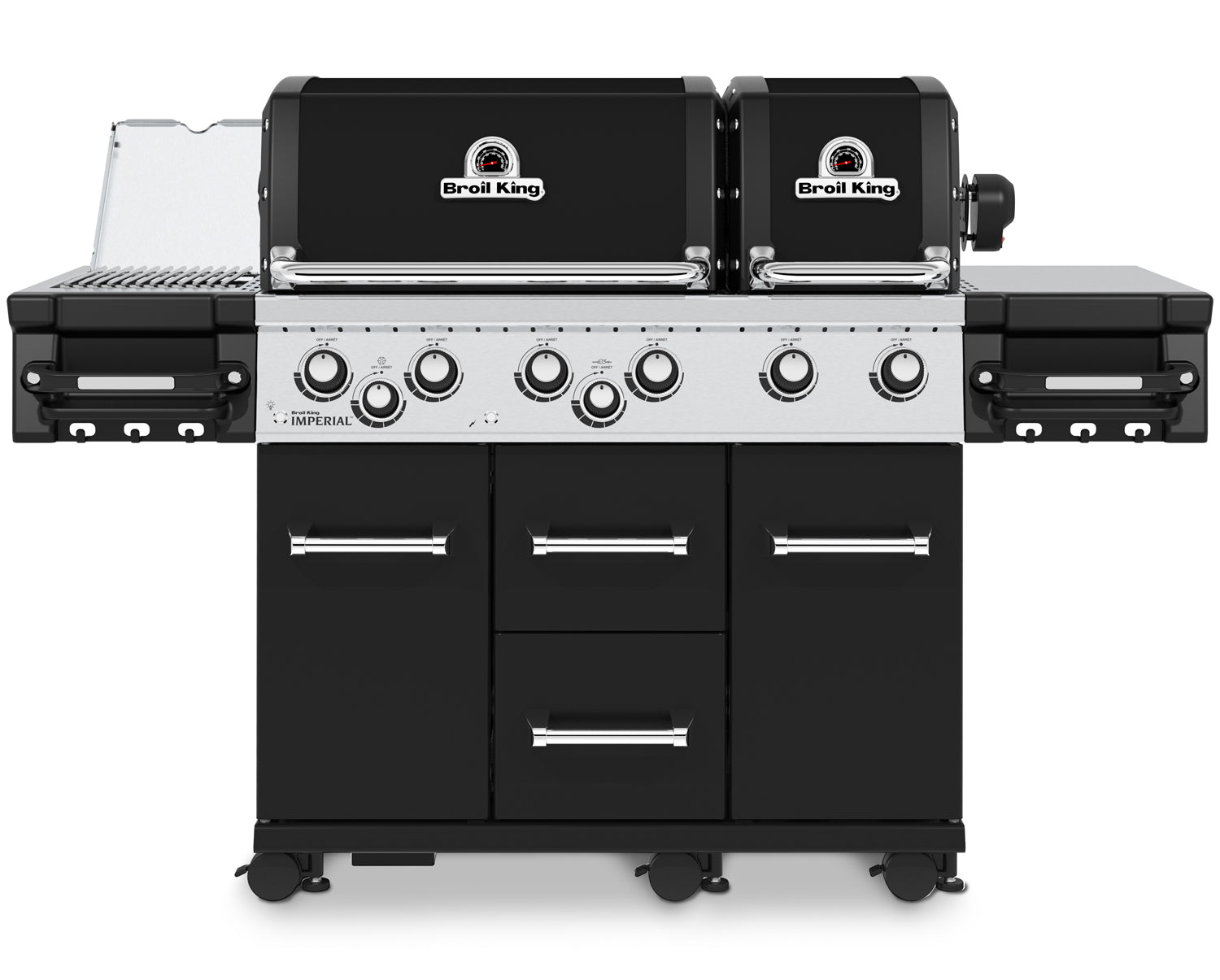 Gassgrill Imperial 690 XL PRO Black IR bakside