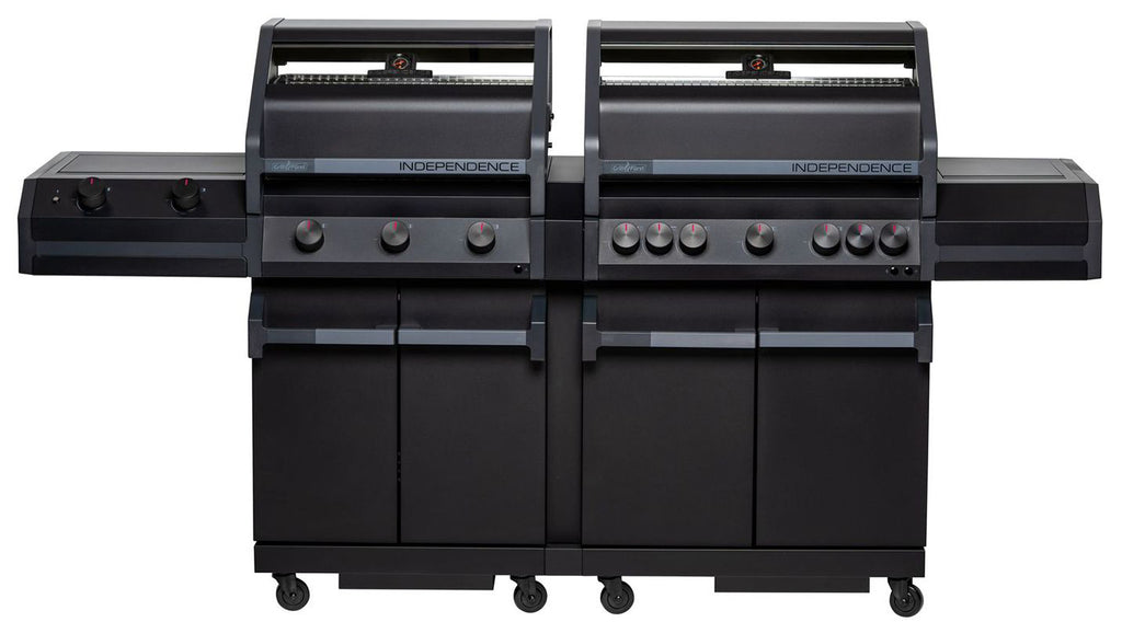 Gassgrill Independence P830E dobbelt kammer 8 brennere forfra