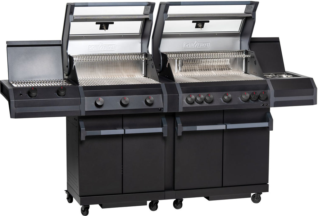Detalj av grillrist på Gassgrill Independence P830E dobbelt kammer 8 brennere
