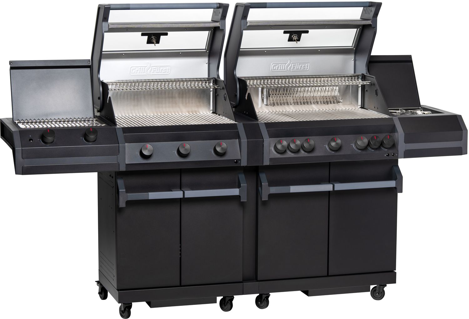 Detalj av grillrist på Gassgrill Independence P830E dobbelt kammer 8 brennere
