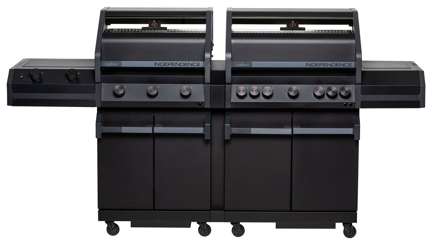 Gassgrill Independence P830G dobbelt kammer 8 brennere forfra
