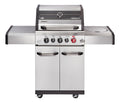 Gassgrill Kansas II Pro 3 SIK Turbo 3 brennere støpejern forfra