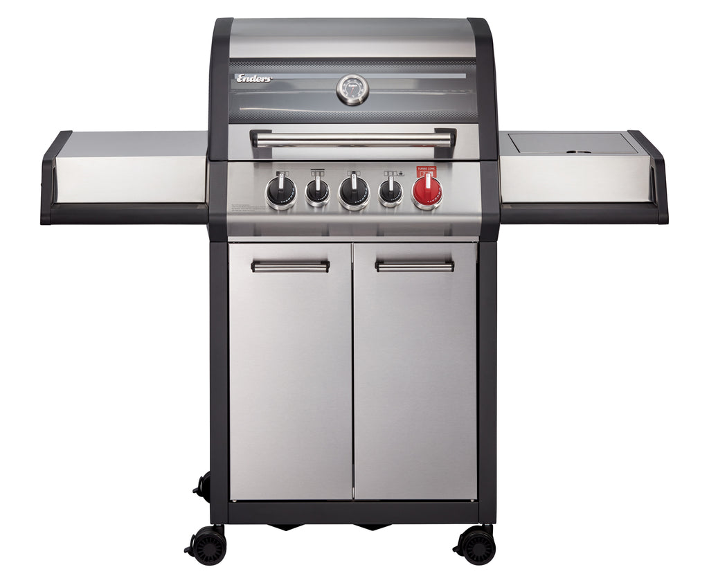 Gassgrill Monroe Pro 3 SIK Turbo 3 brennere støpejern forfra