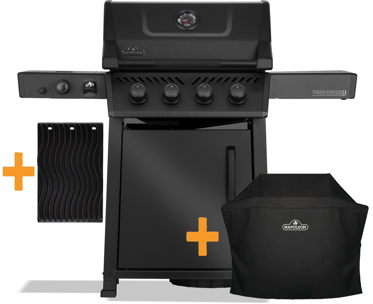 Gassgrill Phantom Freestyle PRO 425 med Sizzle Zone forfra