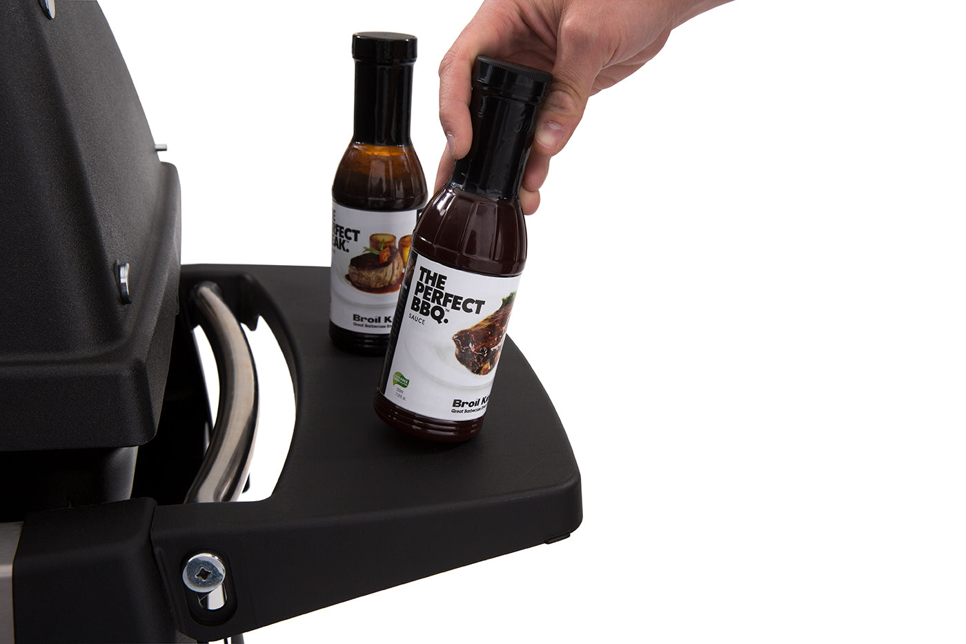 Gassgrill Porta Chef 320 portabel 3 brennere støpejern med tilkoblet gassslange