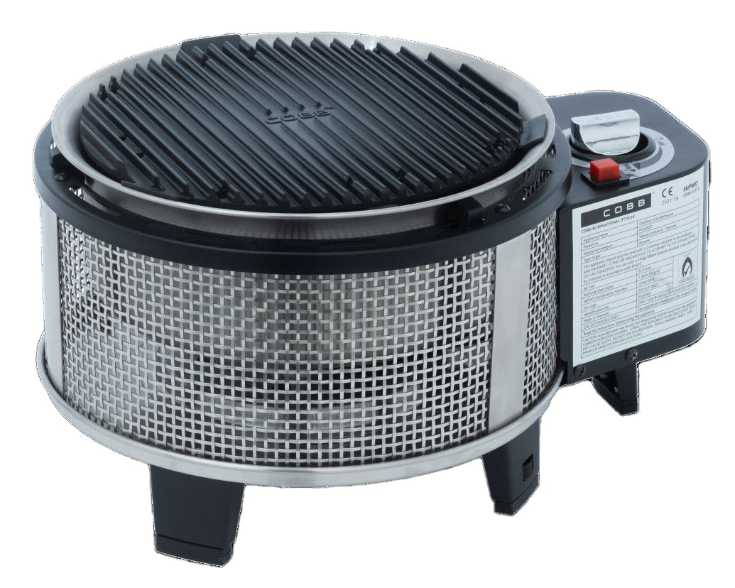 Montert Gassgrill Premier Gas Deluxe 2.0 portabel 28 cm Cobb på bord