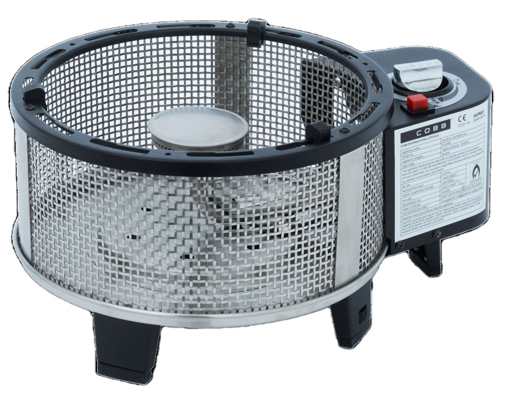 Nærbilde av piezo-tenning på Gassgrill Premier Gas Deluxe 2.0 portabel 28 cm Cobb