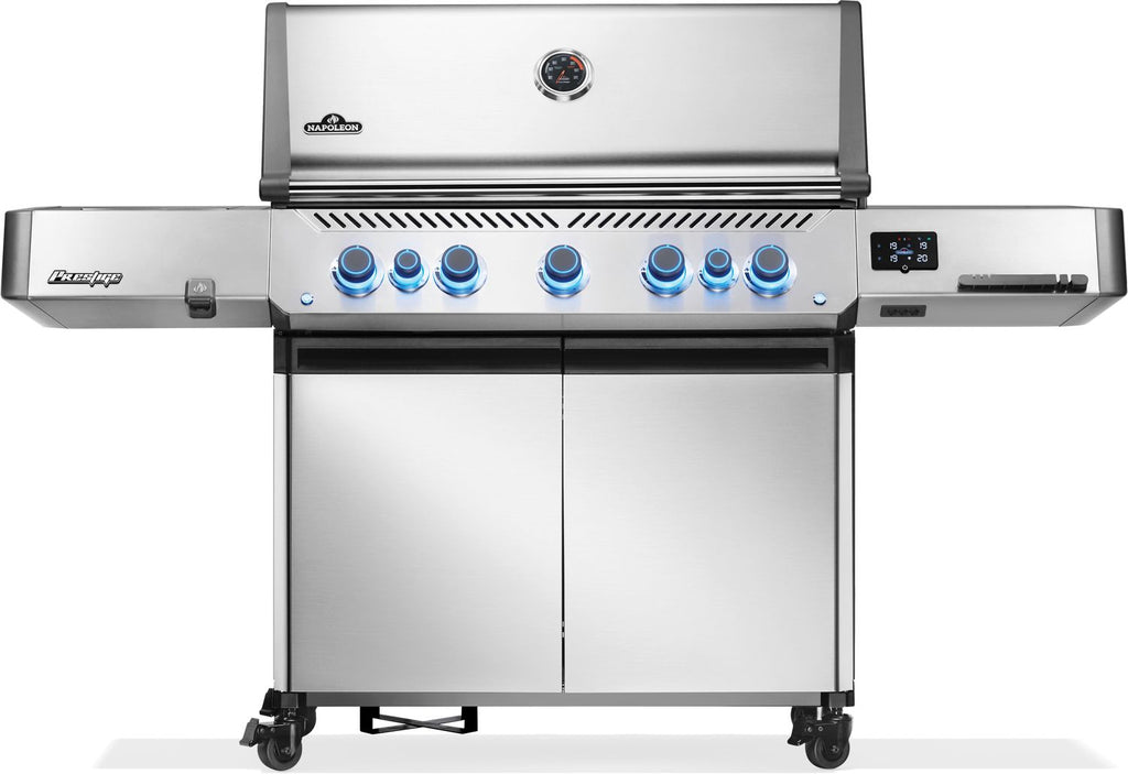 Gassgrill Prestige 665 Connected rustfritt stål forfra