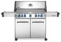 Gassgrill Prestige 665 rustfritt stål 5 brennere Sizzle Zone 2025 - Napoleon forfra