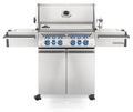 Gassgrill Prestige PRO 500 rustfritt stål med dreiespidd forfra