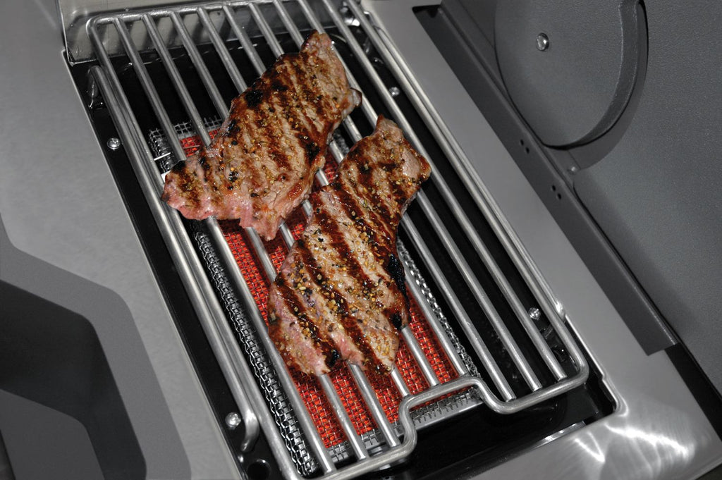 Dreiespidd på Gassgrill Prestige PRO 500 rustfritt stål med dreiespidd