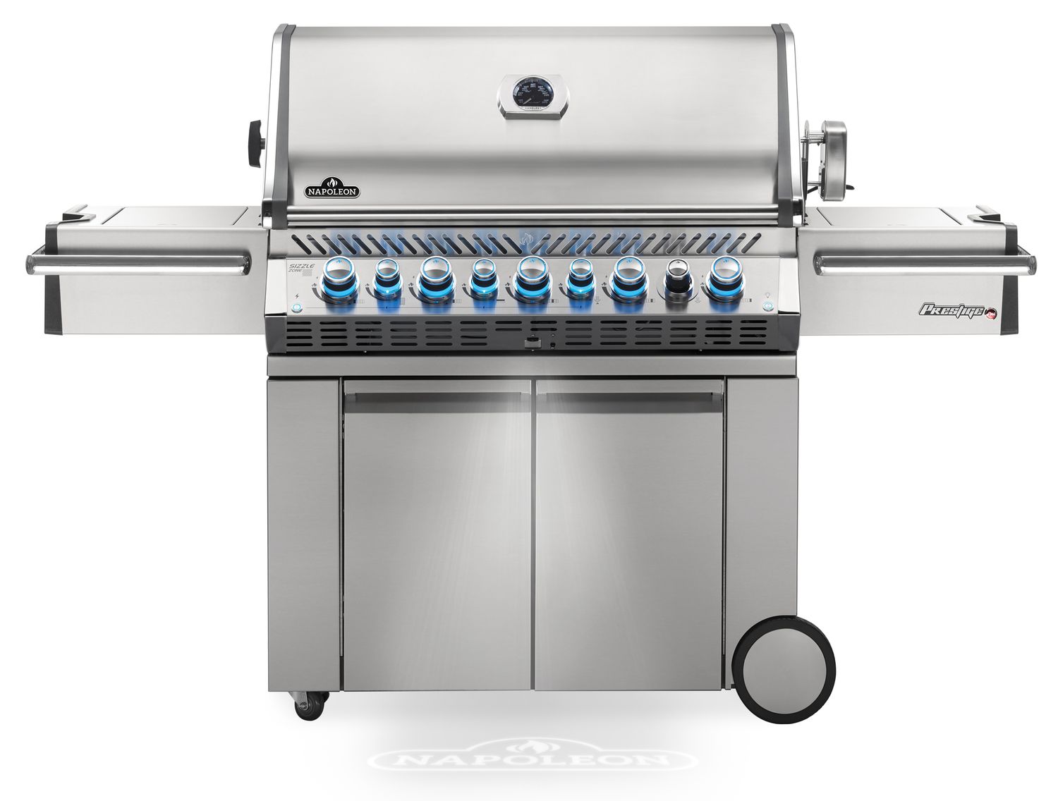 Gassgrill Prestige PRO 665 rustfritt stål med dreiespidd 2025 - Napoleon forfra