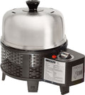 Gassgrill Pro Gas Black med perforert grillplate matt svart - Cobb forfra