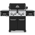 Gassgrill Regal 490 Black 4 brennere med dreiespidd forfra