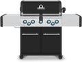 Gassgrill Regal 590 Black 5 brennere med dreiespidd forfra