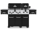 Gassgrill Regal 690 XL Black 6 brennere med dreiespidd forfra
