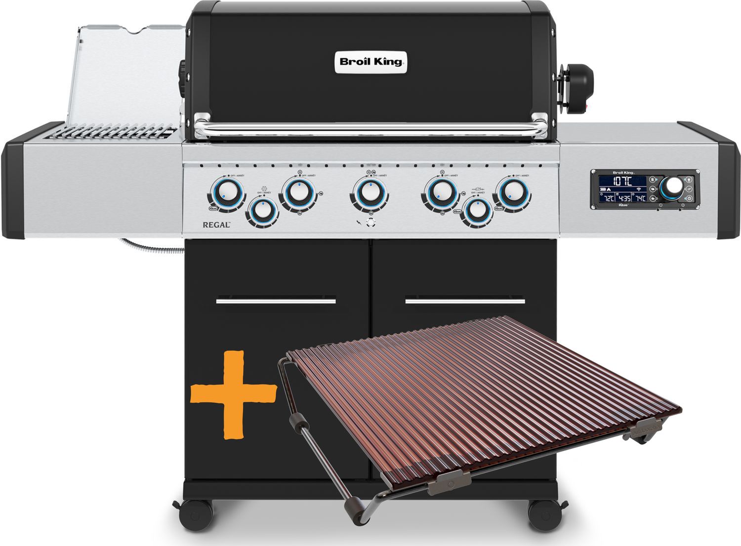 Gassgrill Regal Q 590 IR Smart Grill iQue 5 brennere forside