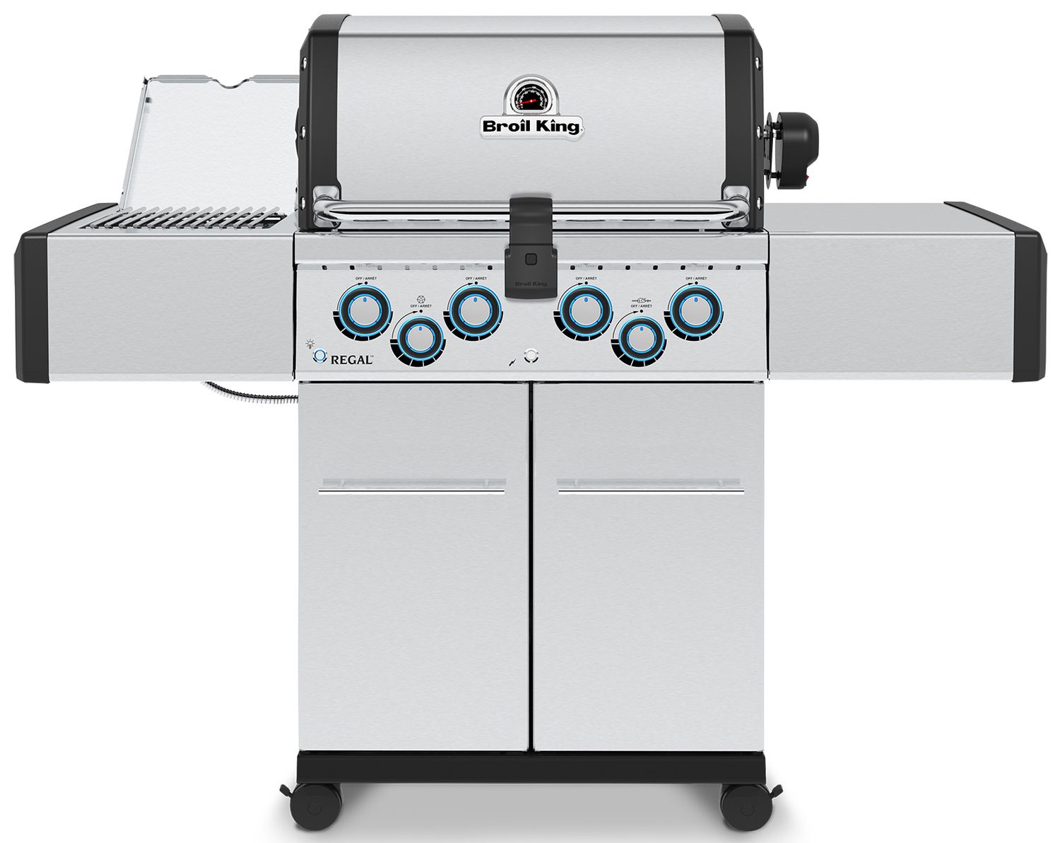 Gassgrill Regal S 490 IR rustfritt stål 4 brennere front