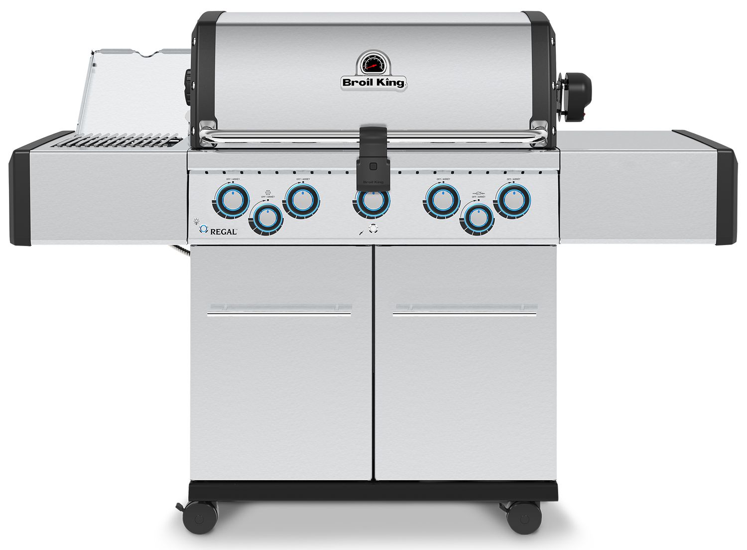 Gassgrill Regal S 590 IR rustfritt stål 5 brennere - Broil King forfra