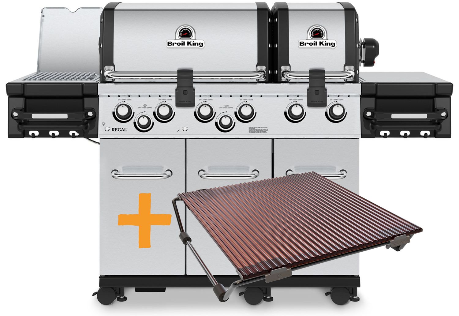 Gassgrill Regal S690 PRO IR 6 brennere med Blazinglas forfra