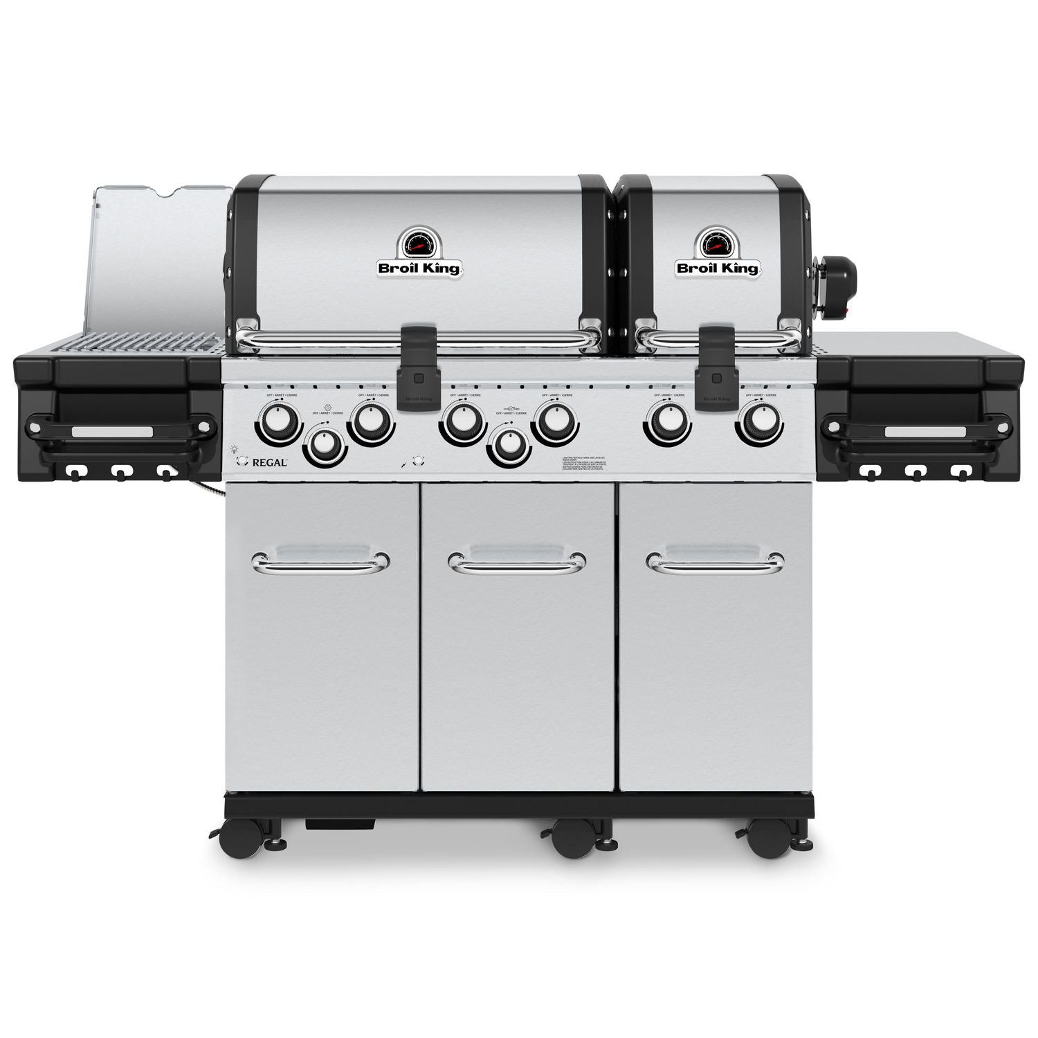 Gassgrill Regal S690 PRO IR 6 brennere med Blazinglas bakside