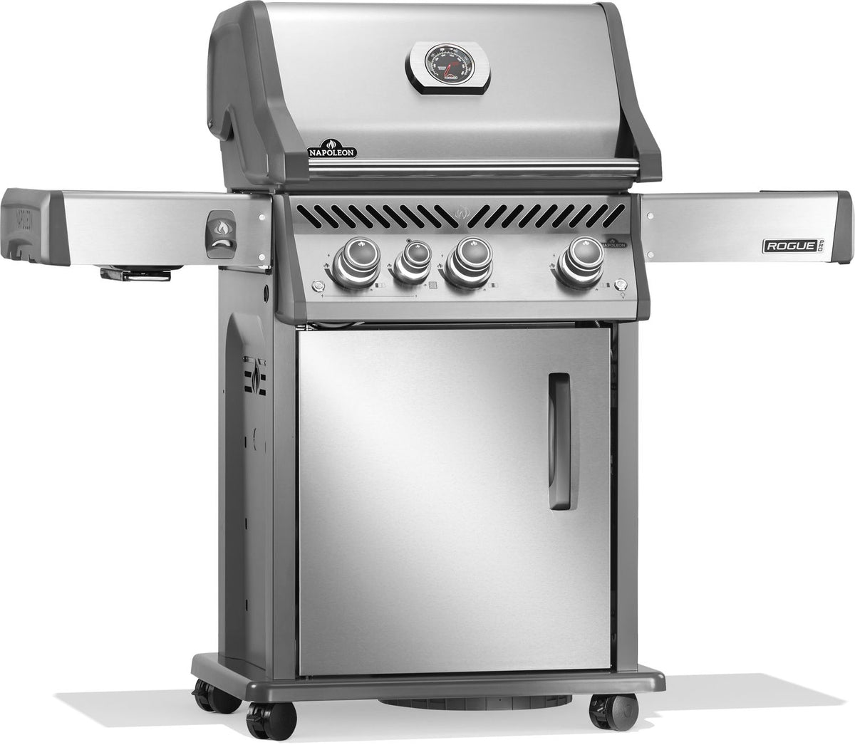 Gassgrill Rogue PRO 425 rustfritt stål inkl. plancha med integrert flaskeåpner