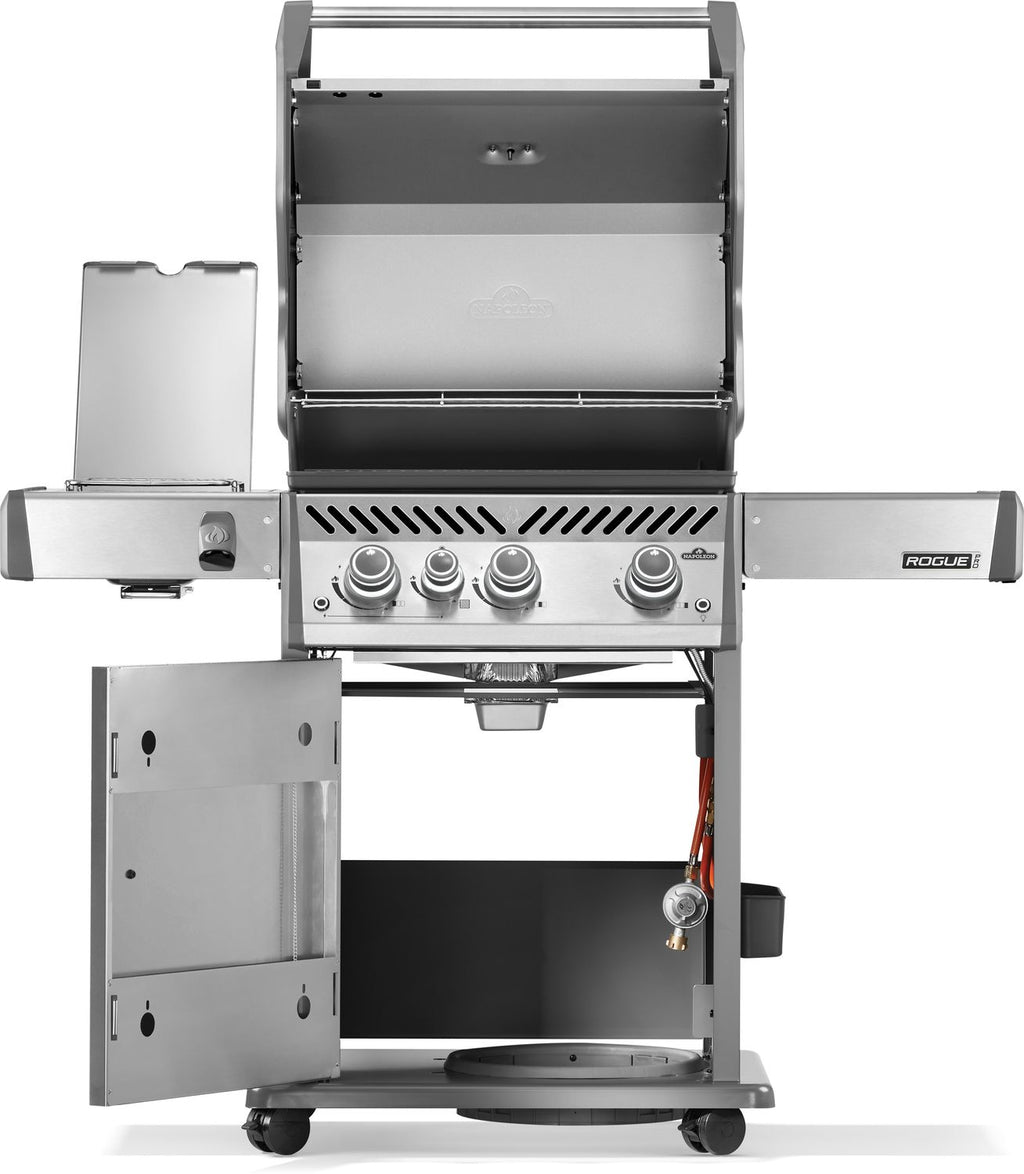 Gassgrill Rogue PRO 425 rustfritt stål inkl. plancha med uttrekkbar fettoppsamler