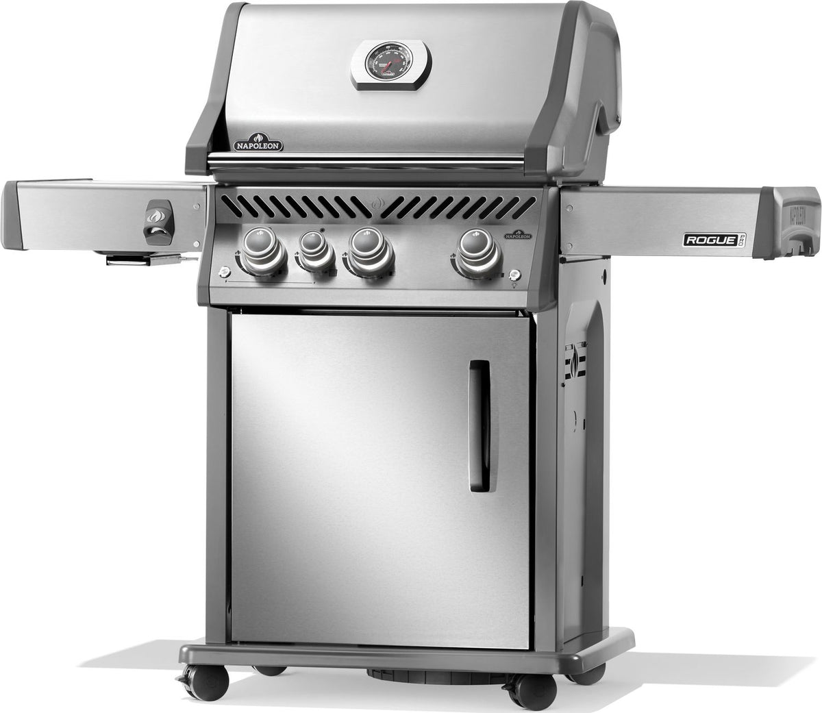 Sidebilde av Gassgrill Rogue PRO 425 rustfritt stål inkl. plancha
