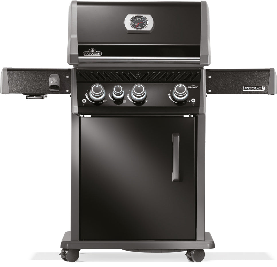 Gassgrill Rogue Pro 425 Sizzle Zone 3 brennere støpejern bakside