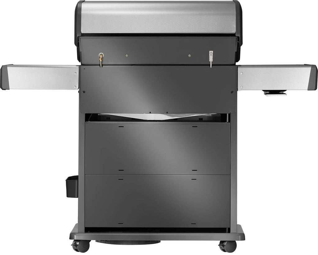 Oversikt over grillflaten på Gassgrill Rogue PRO-S 525 rustfritt stål Sizzle Zone Napoleon