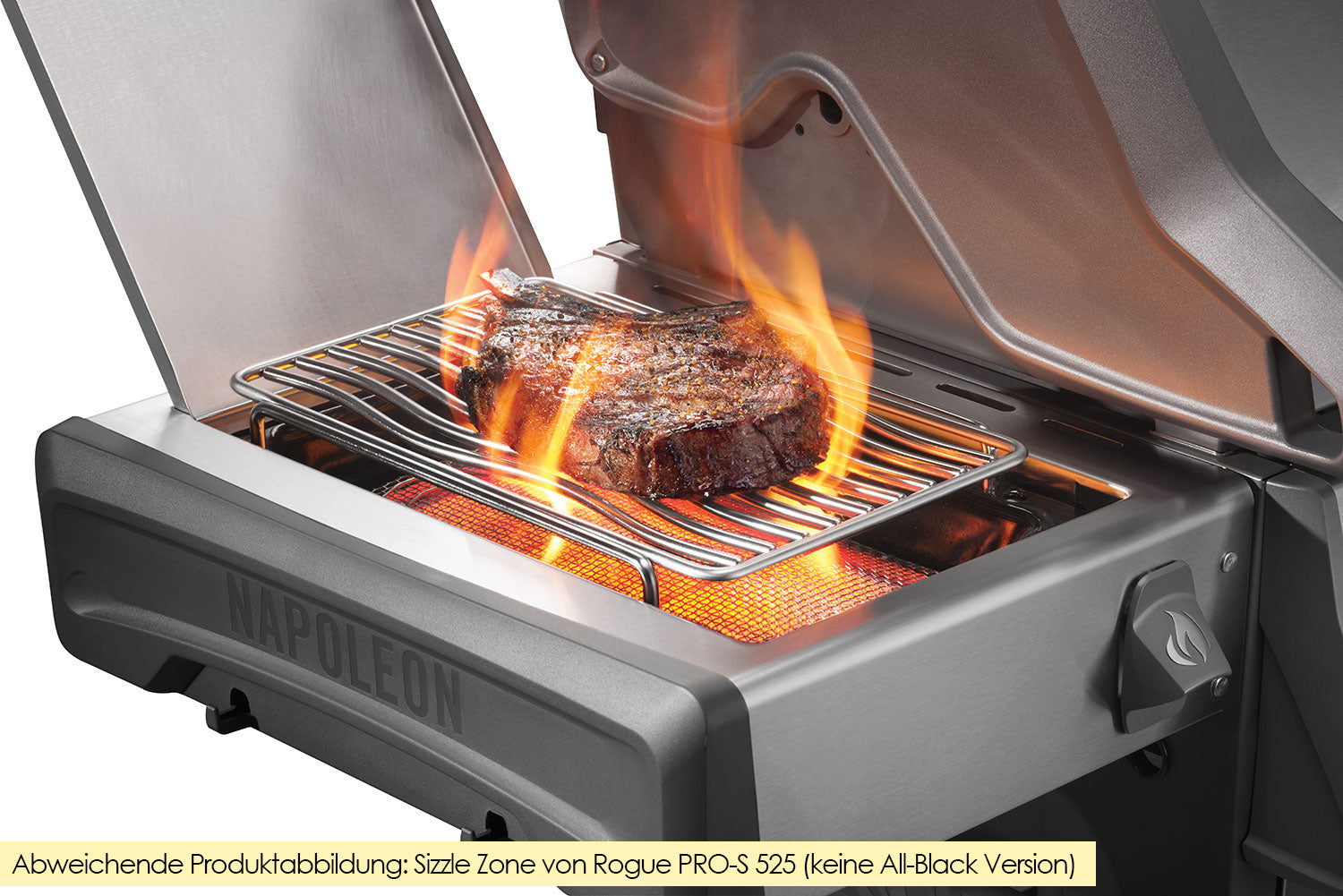 Sidebrennere og kontrollpanel på Gassgrill Rogue PRO-S 525