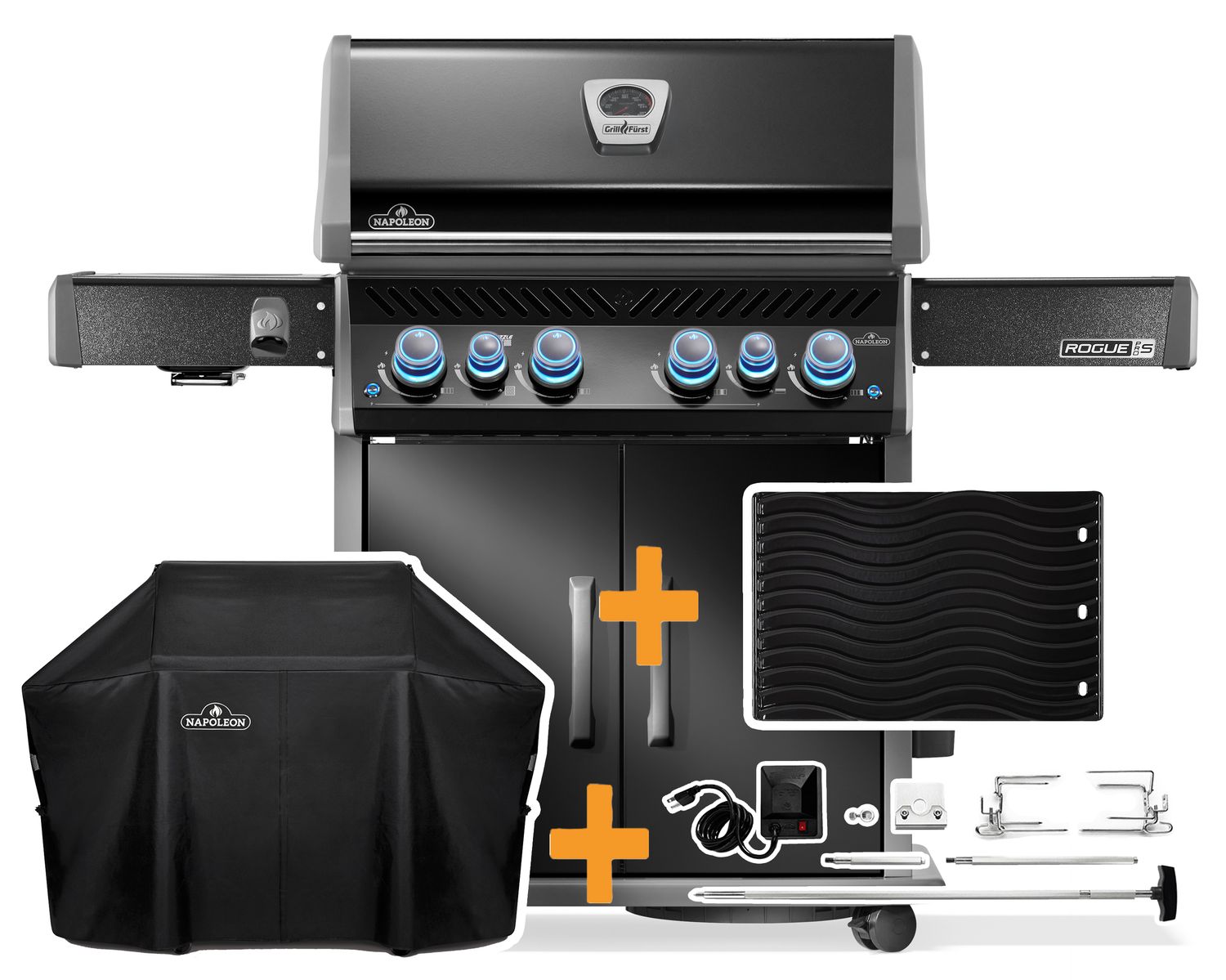 Gassgrill Rogue PRO-S 525 Sizzle Zone Grillfürst Edition forfra