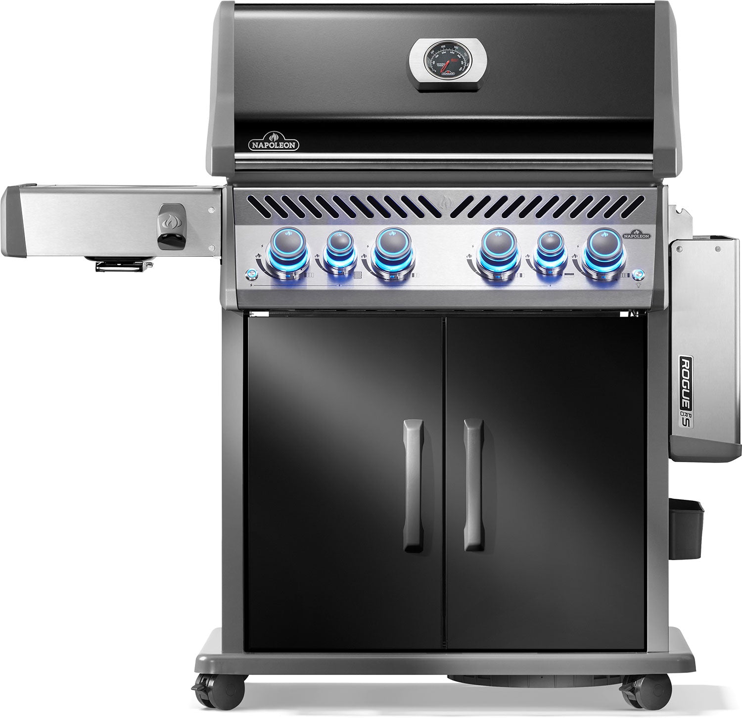 Gassgrill Rogue PRO-S 525 støpejernsrist Sizzle Zone bakside